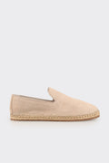 Beige Leather Men's Casual Shoe