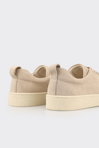 Beige Leather Men's Casual Shoe