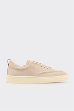 Beige Leather Men's Casual Shoe