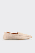 Beige Leather Women's Casual Shoe