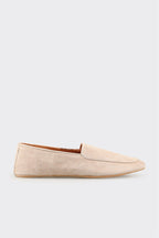 Beige Leather Women's Casual Shoe