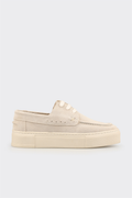 Beige Leather Women's Sneaker