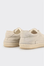 Beige Leather Women's Sneaker