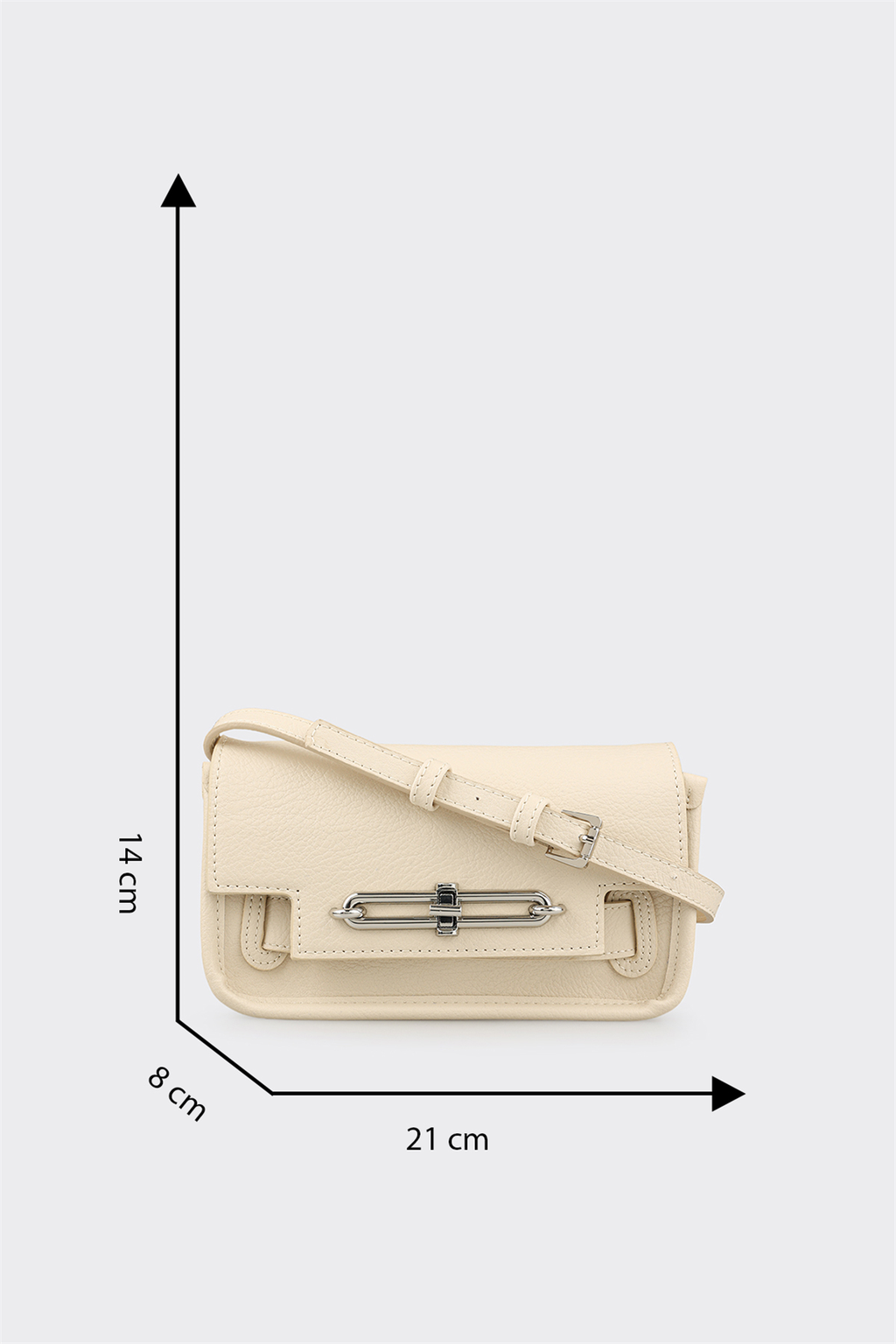 Beige Women's Crossbody Bag