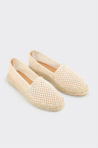 Beige Women's Wedge Shoe