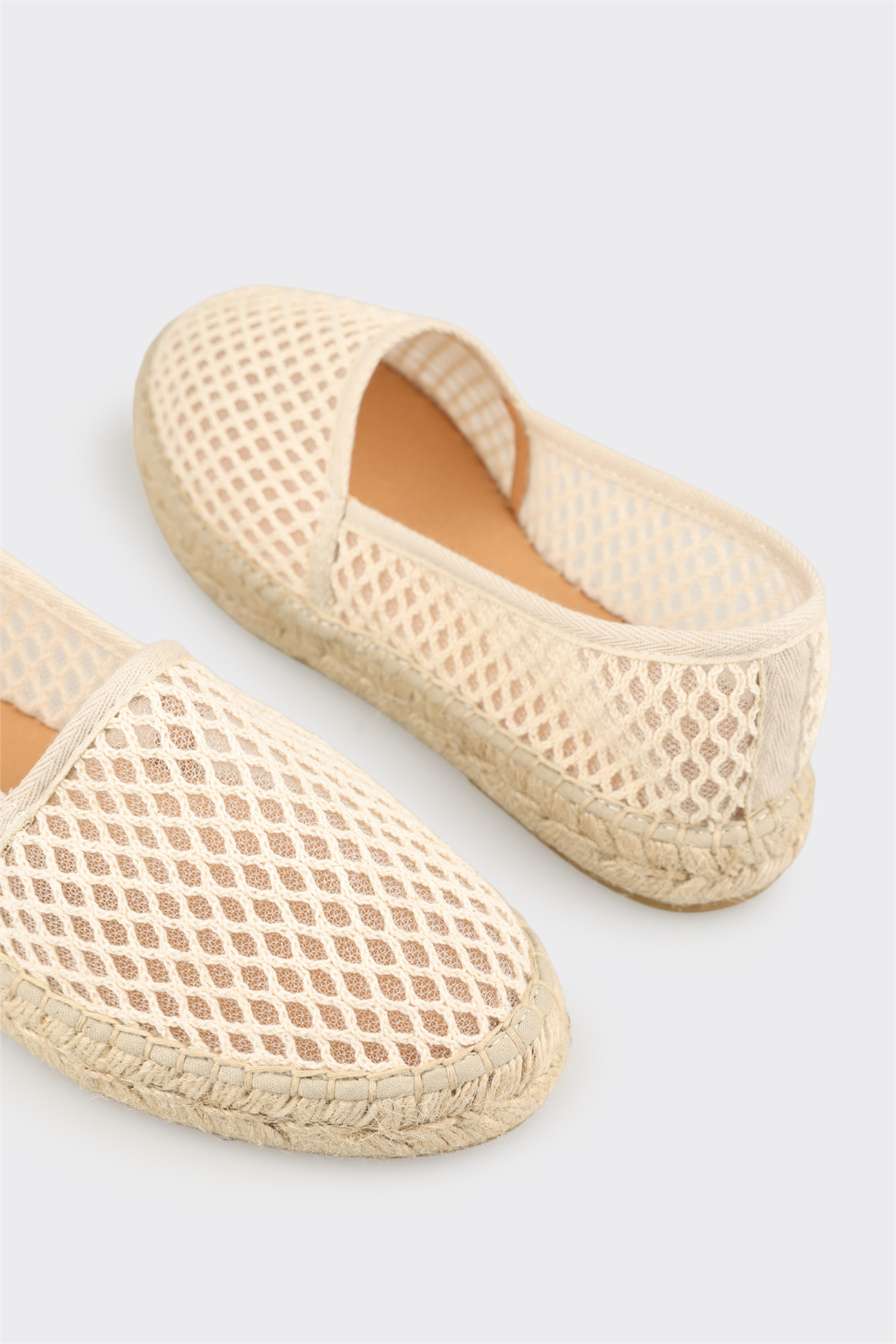 Beige Women's Wedge Shoe