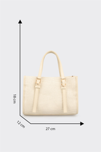 Beige Women's Handbag