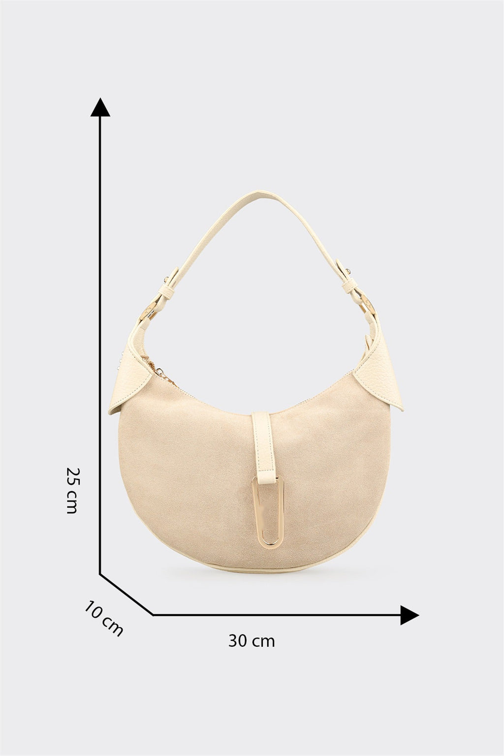 Beige Women's Shoulder Bag