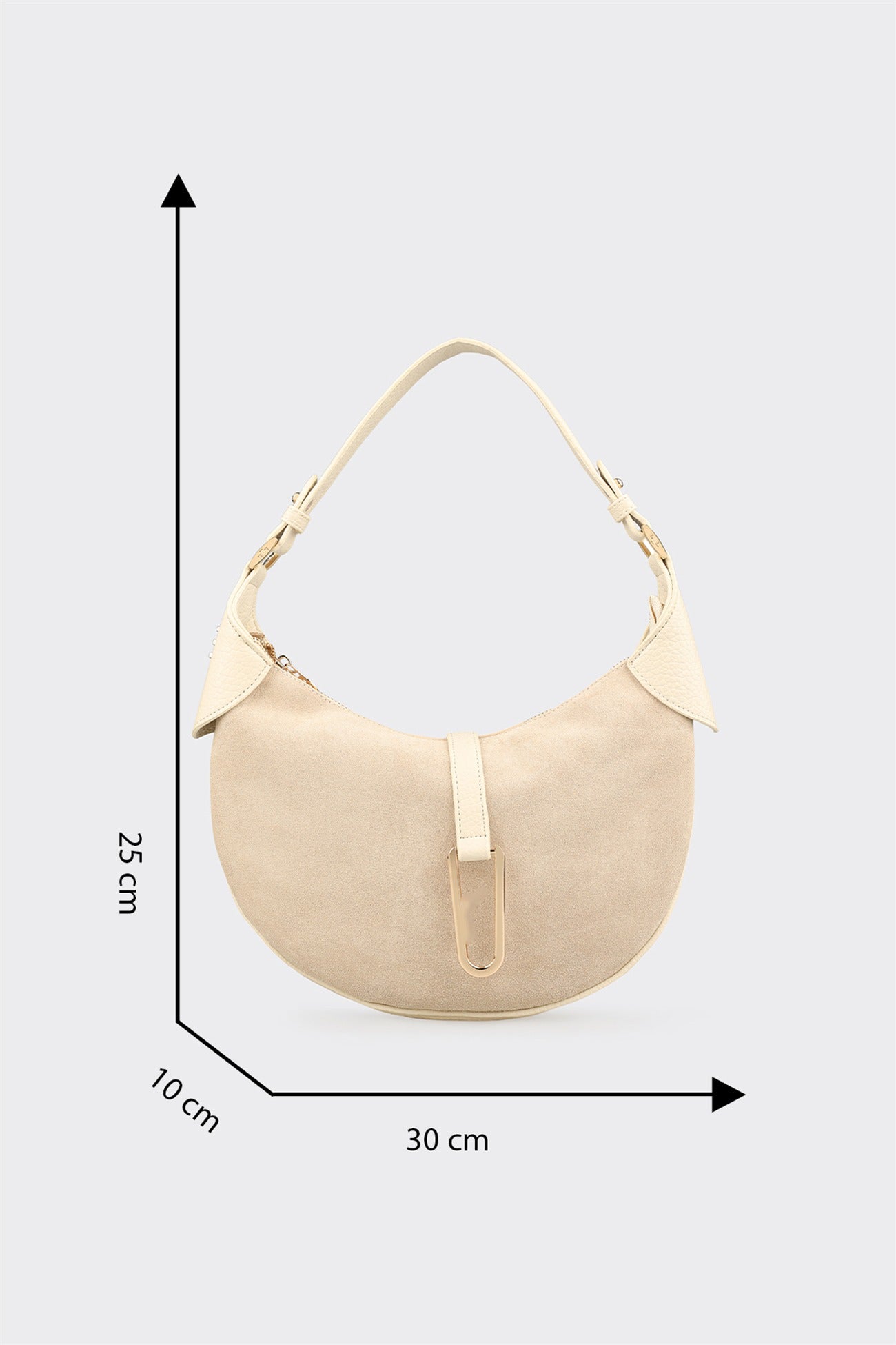Beige Women's Shoulder Bag
