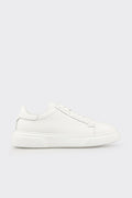 White Leather Men's Casual Shoe