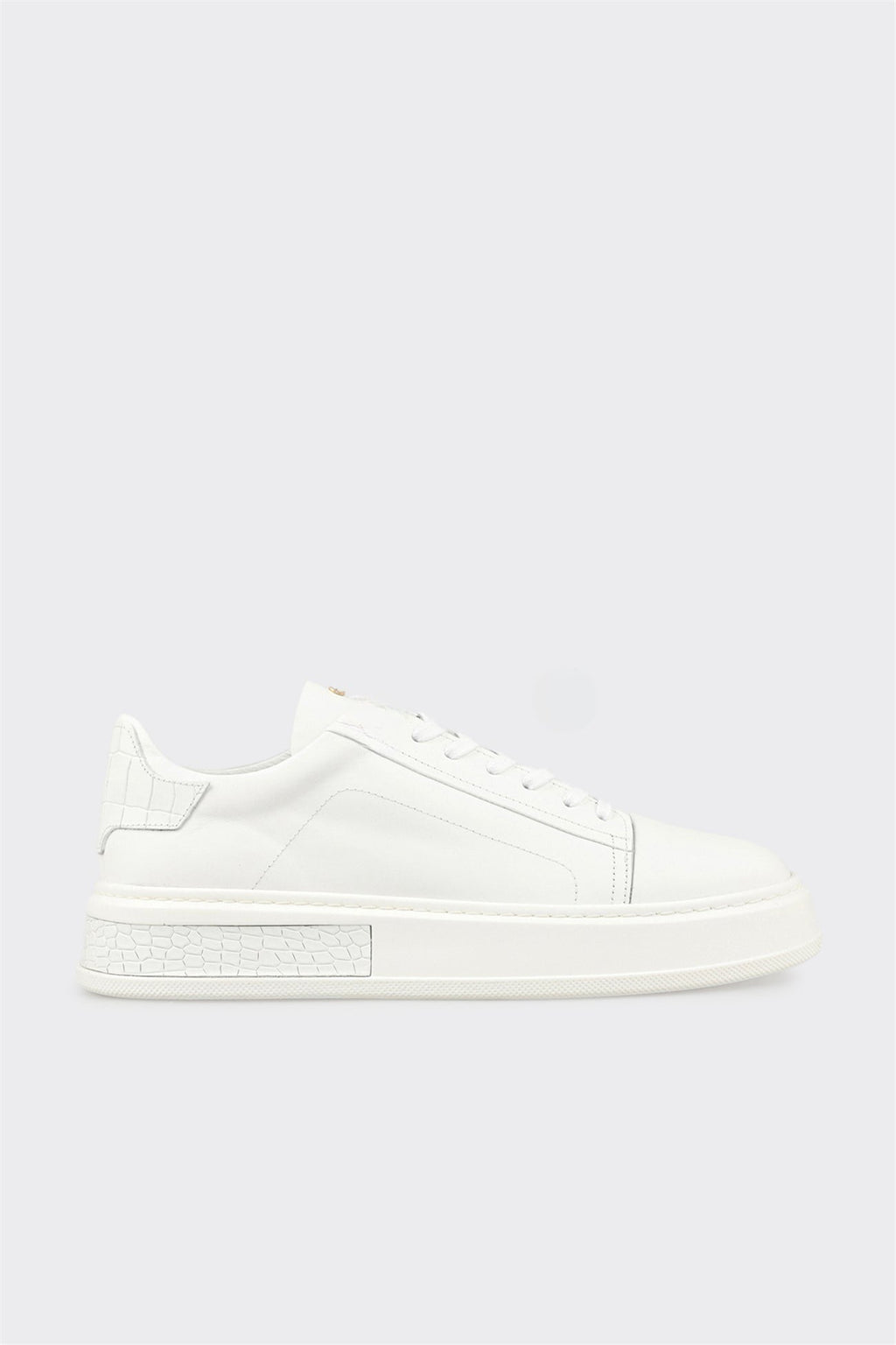 White Leather Men's Sneaker