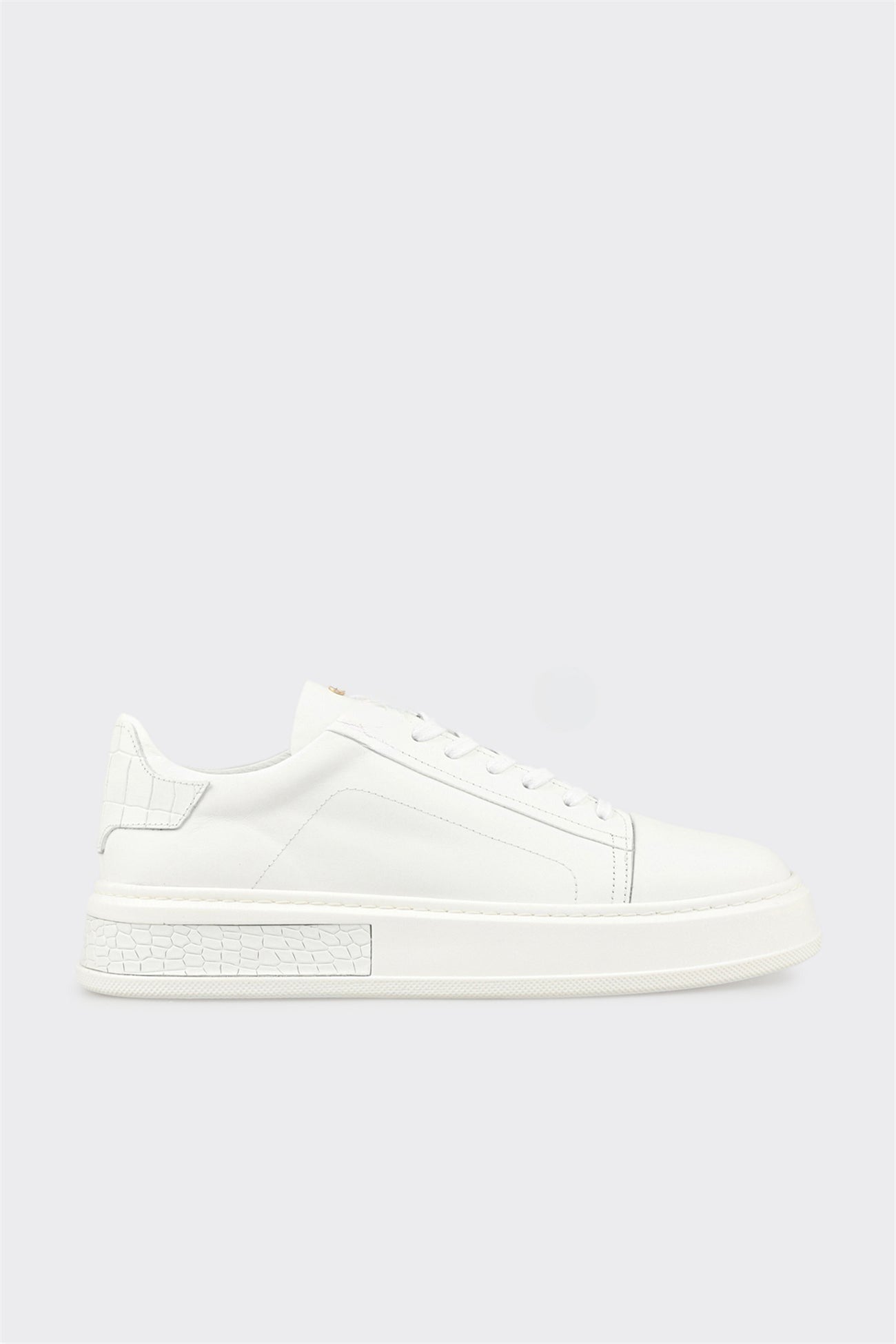 White Leather Men's Sneaker