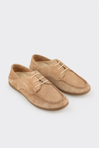 Camel Leather Men's Casual Shoe
