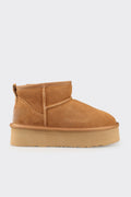 Camel Leather Women's Casual Boot