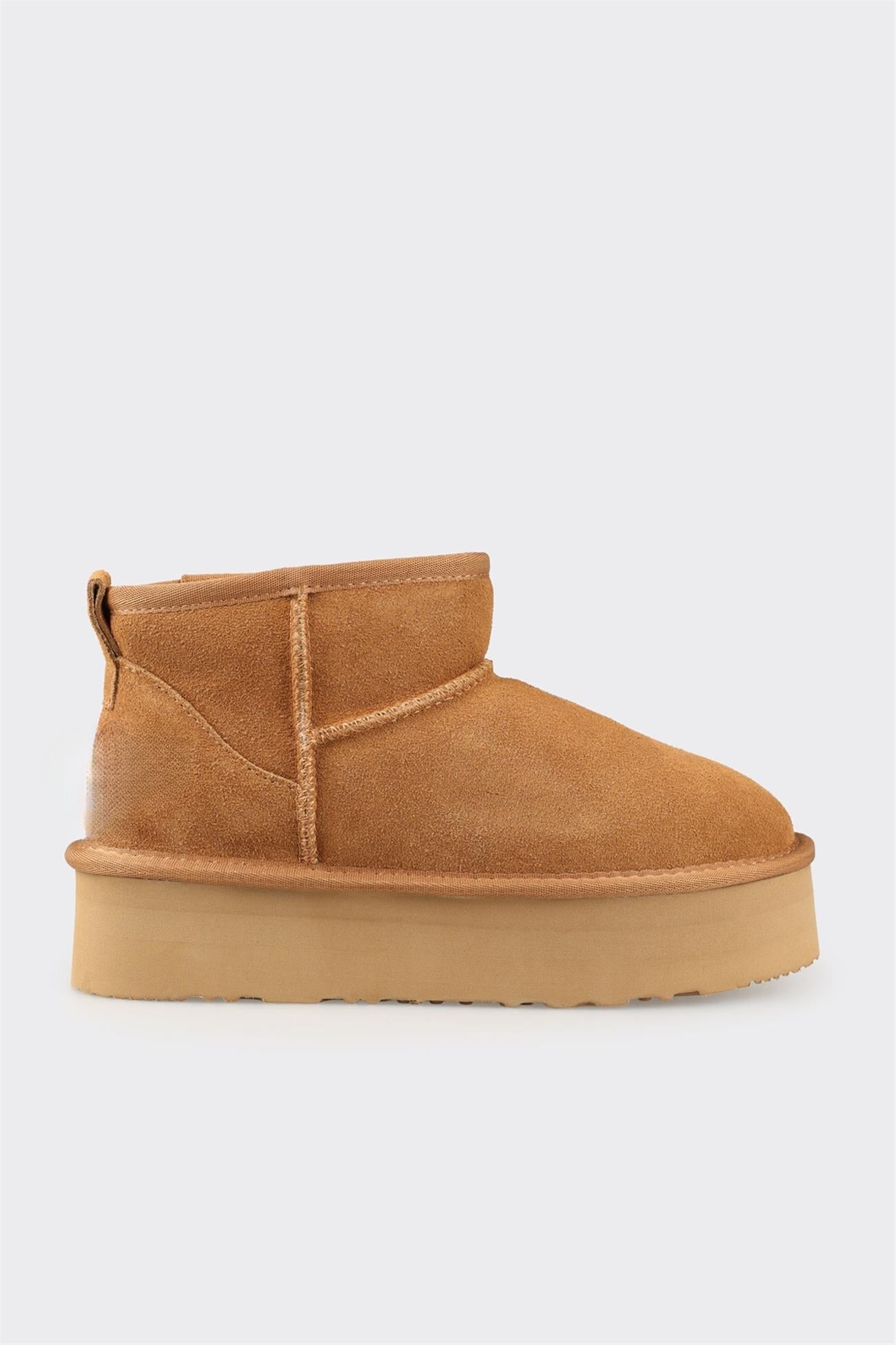 Camel Leather Women's Casual Boot