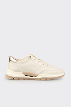 Ekru Leather Women's Sneaker