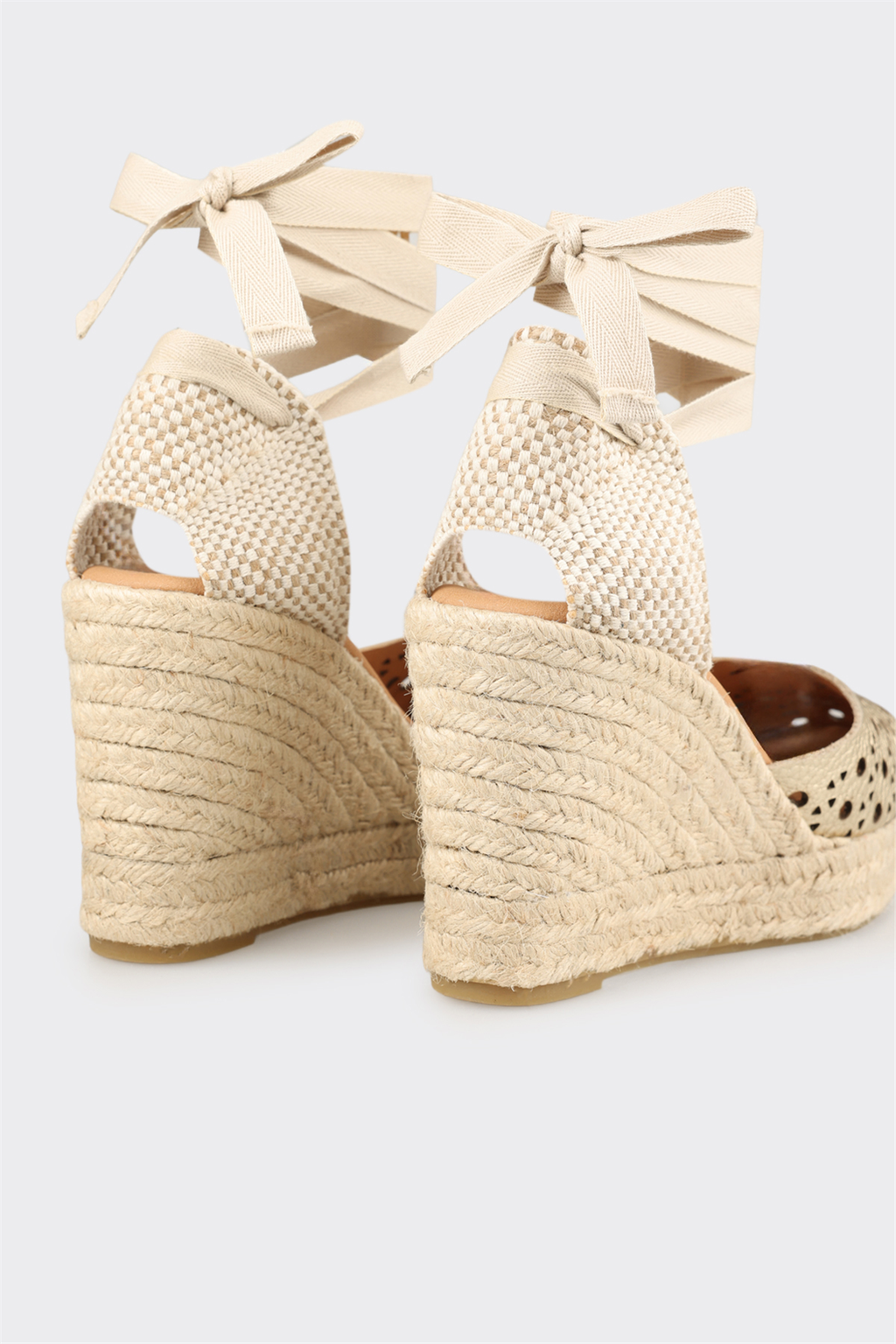 Gold Women's Wedge Shoe