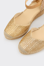 Gold Women's Espadrille