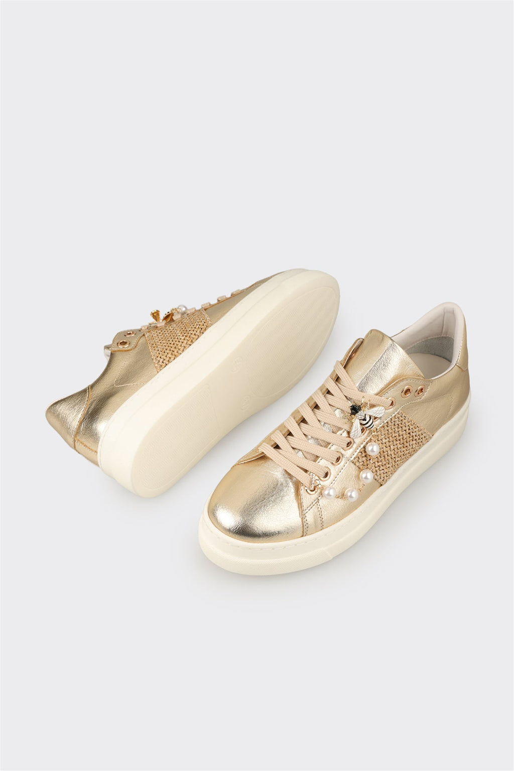 Gold Women's Sneaker