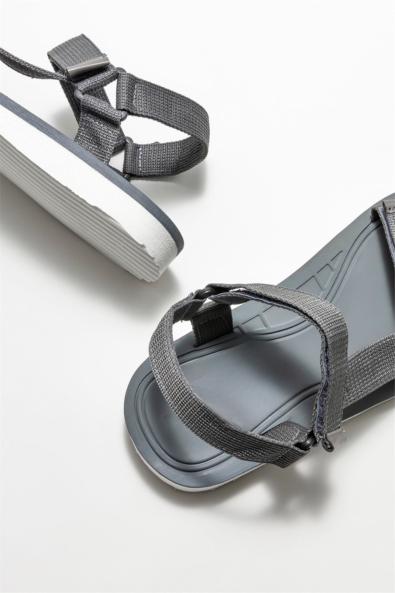 Grey Men's Casual Sandal