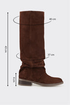 Brown Leather Women's Tall Boot