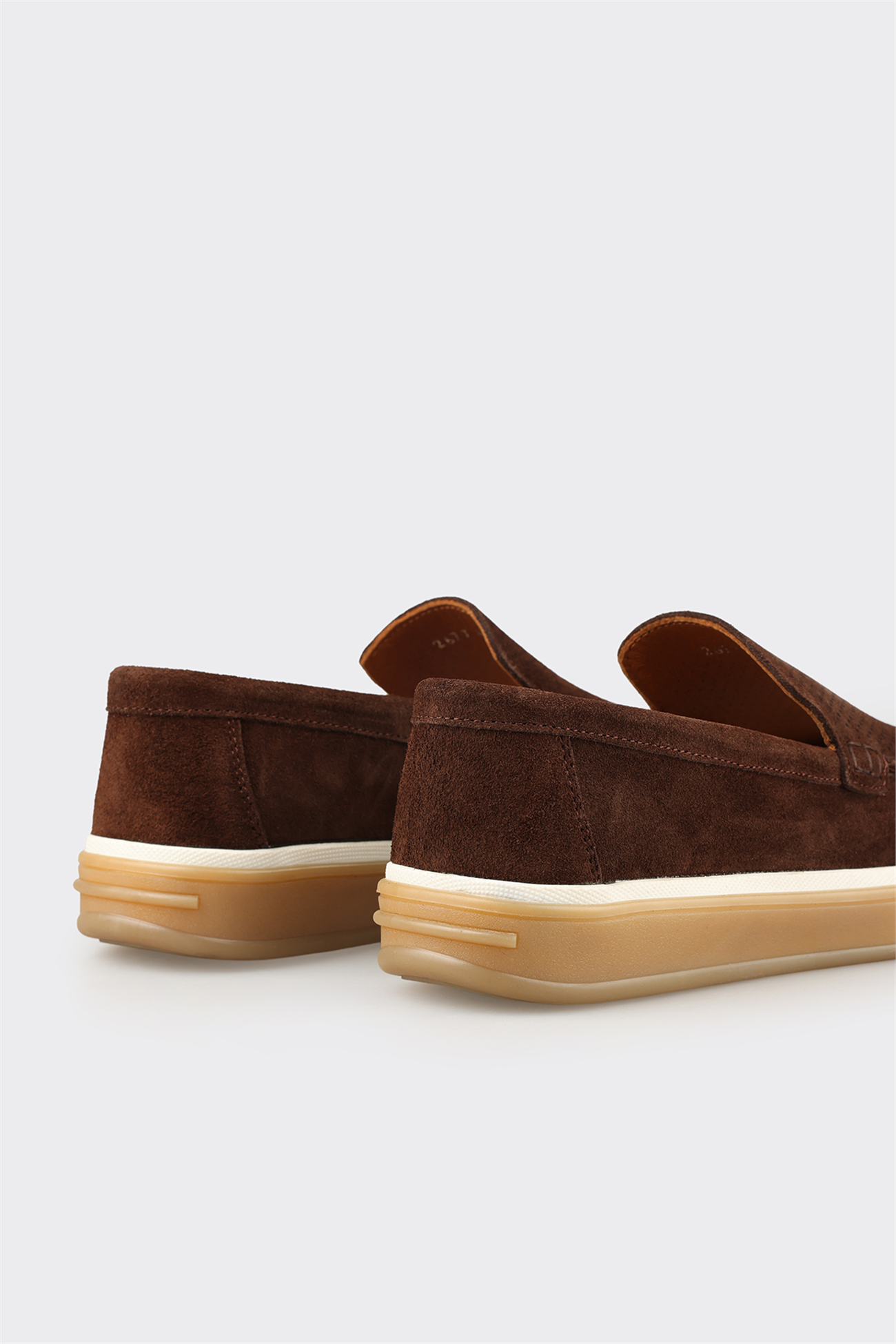 Brown Leather Men's Casual Shoe