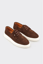 Brown Leather Men's Casual Shoe