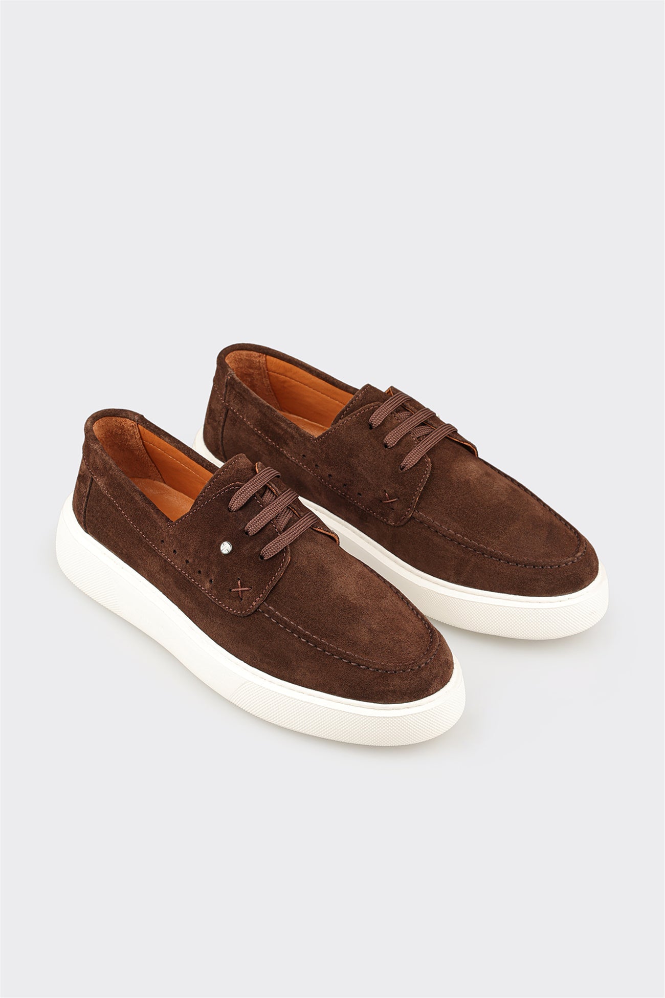 Brown Leather Men's Casual Shoe
