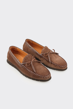 Brown Leather Men's Casual Shoe