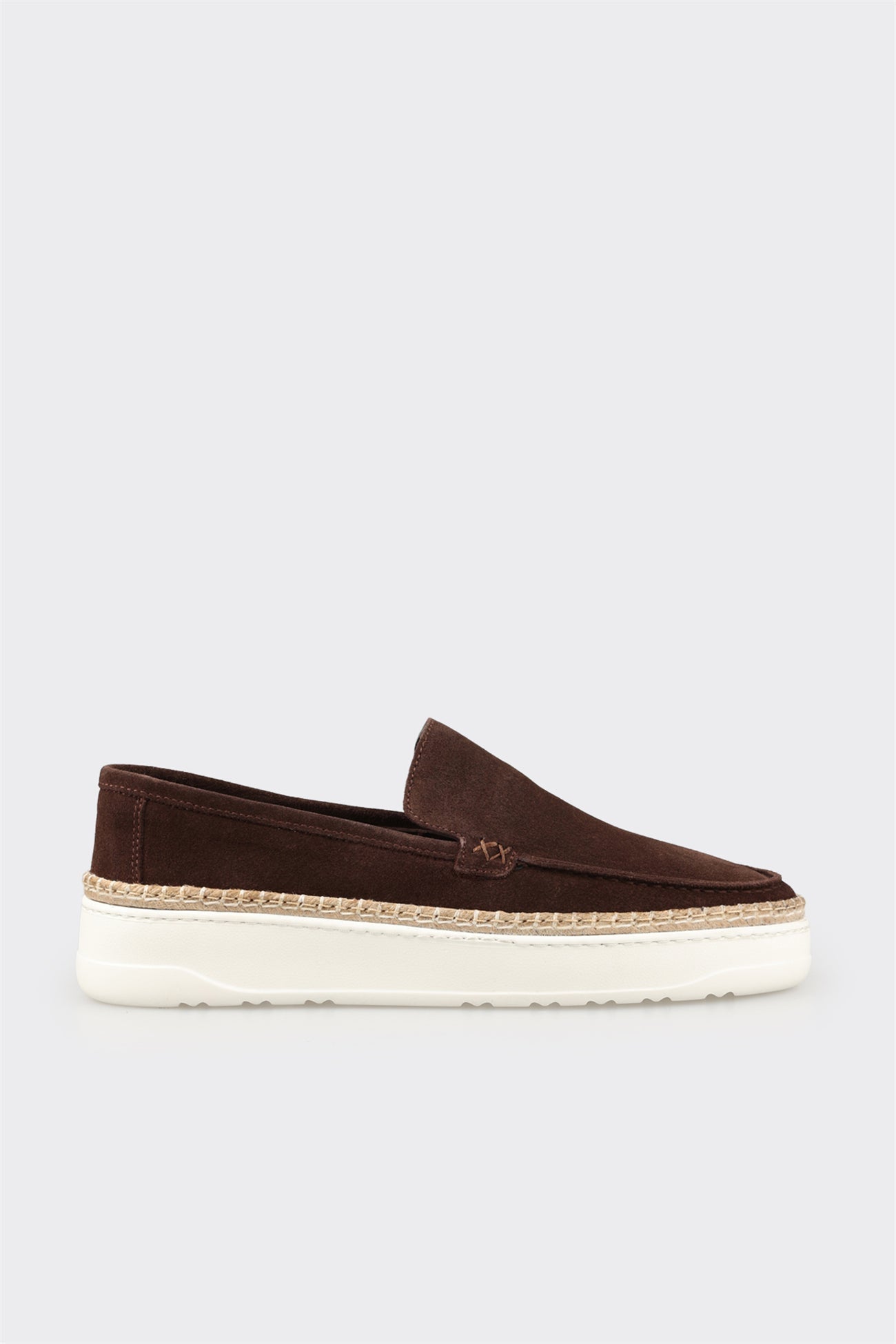 Brown Leather Men's Casual Shoe