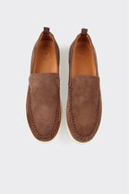 Brown Leather Men's Casual Shoe
