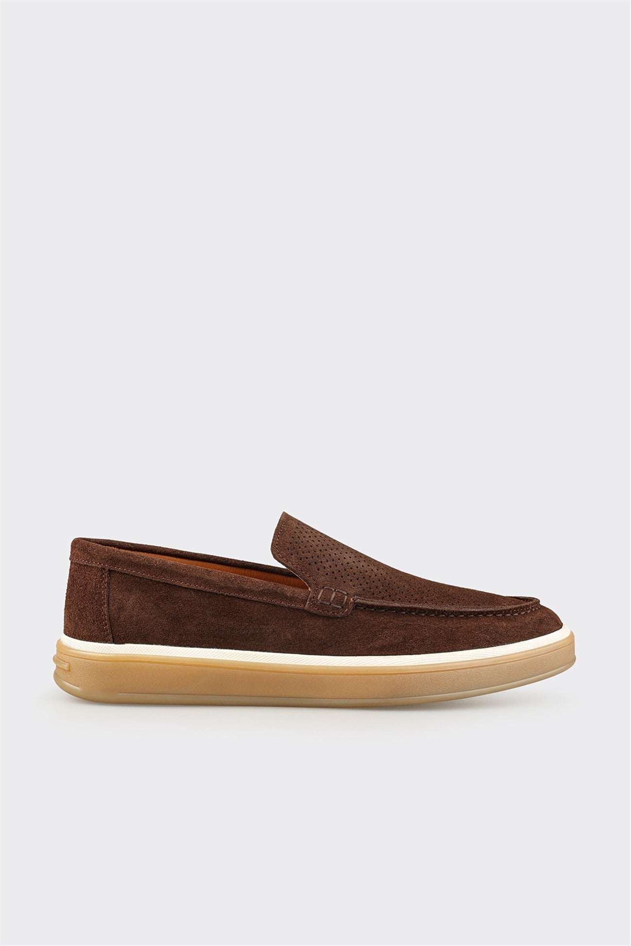 Brown Leather Men's Casual Shoe