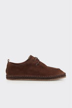 Brown Leather Men's Casual Shoe