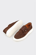 Brown Leather Men's Casual Shoe