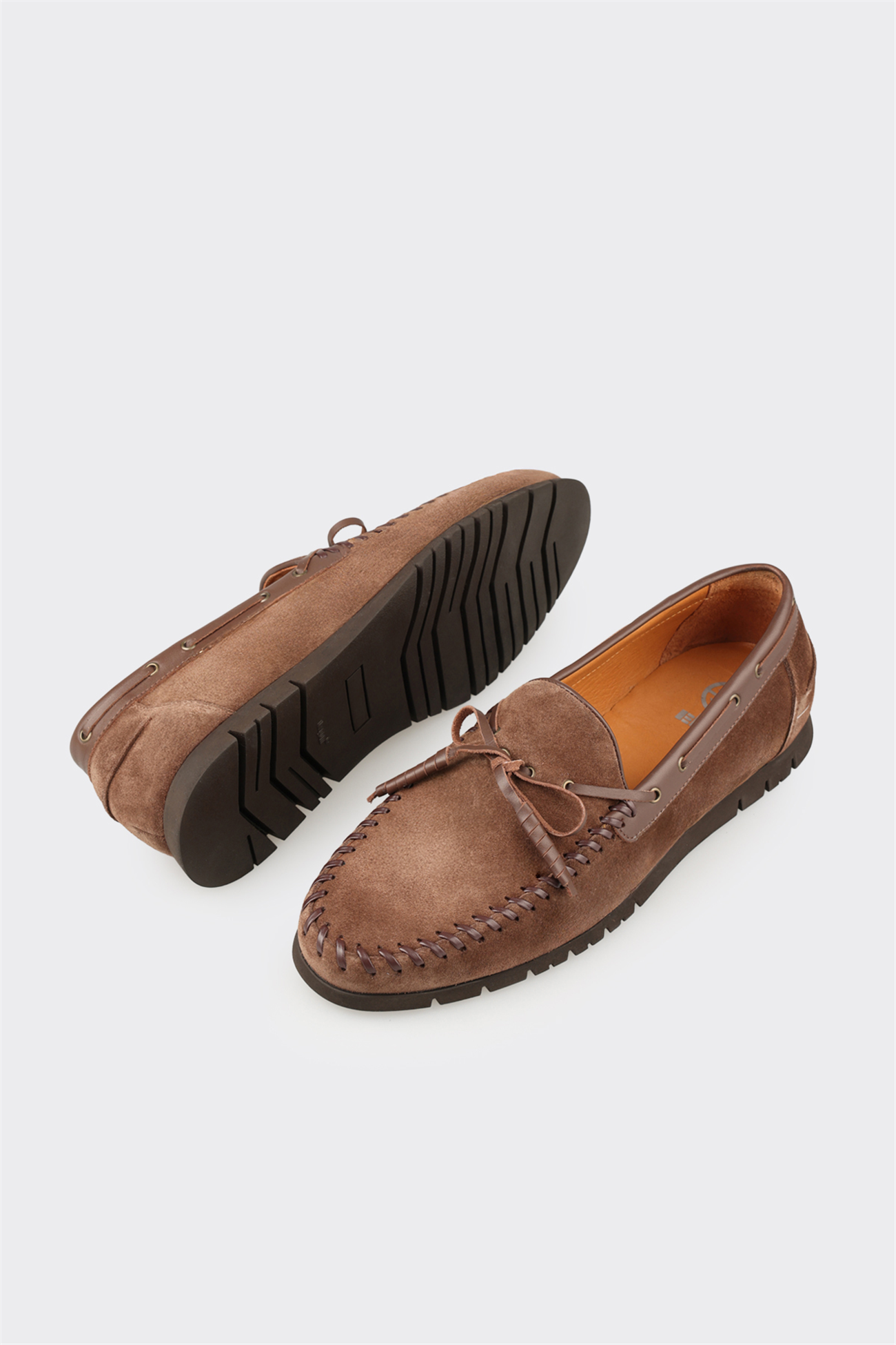 Brown Leather Men's Casual Shoe
