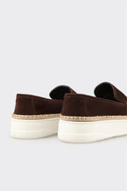 Brown Leather Men's Casual Shoe