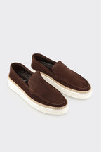 Brown Leather Men's Casual Shoe