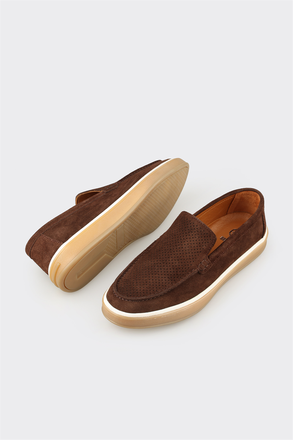 Brown Leather Men's Casual Shoe