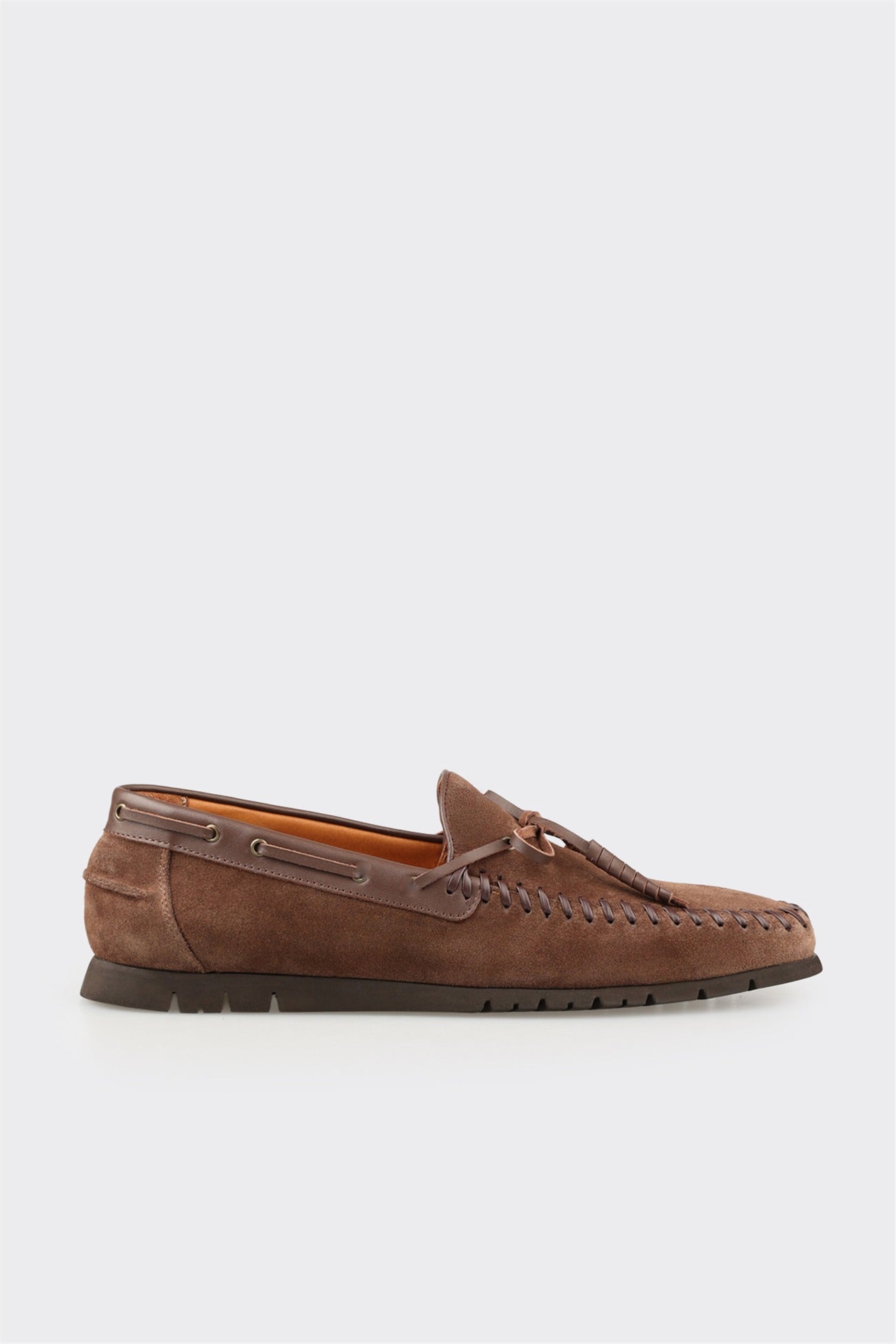 Brown Leather Men's Casual Shoe