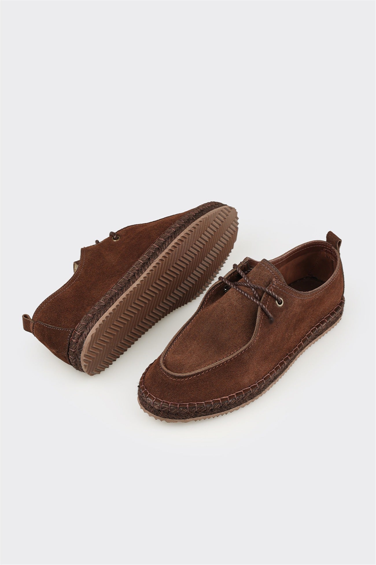Brown Leather Men's Casual Shoe