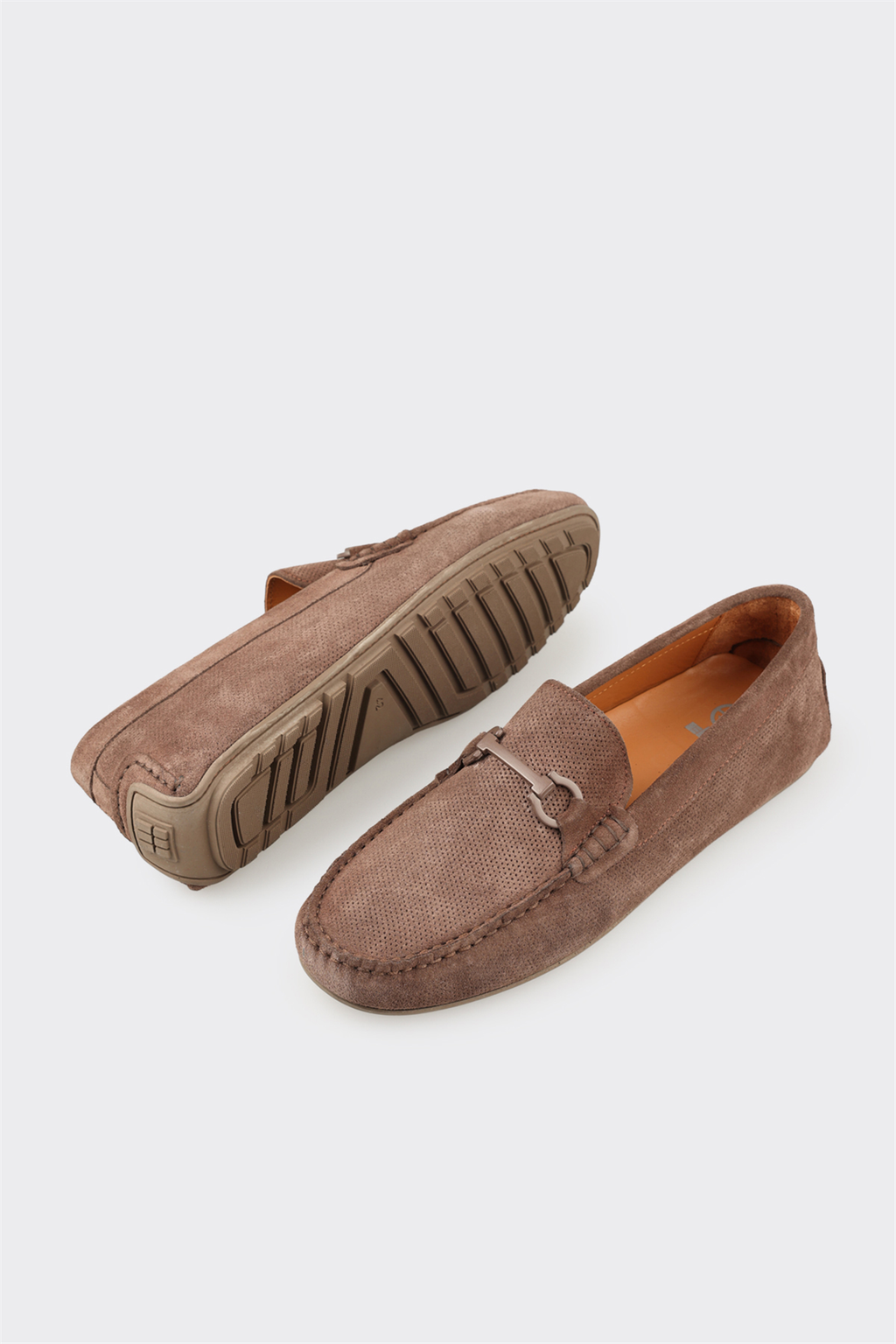 Brown Leather Men's Casual Shoe