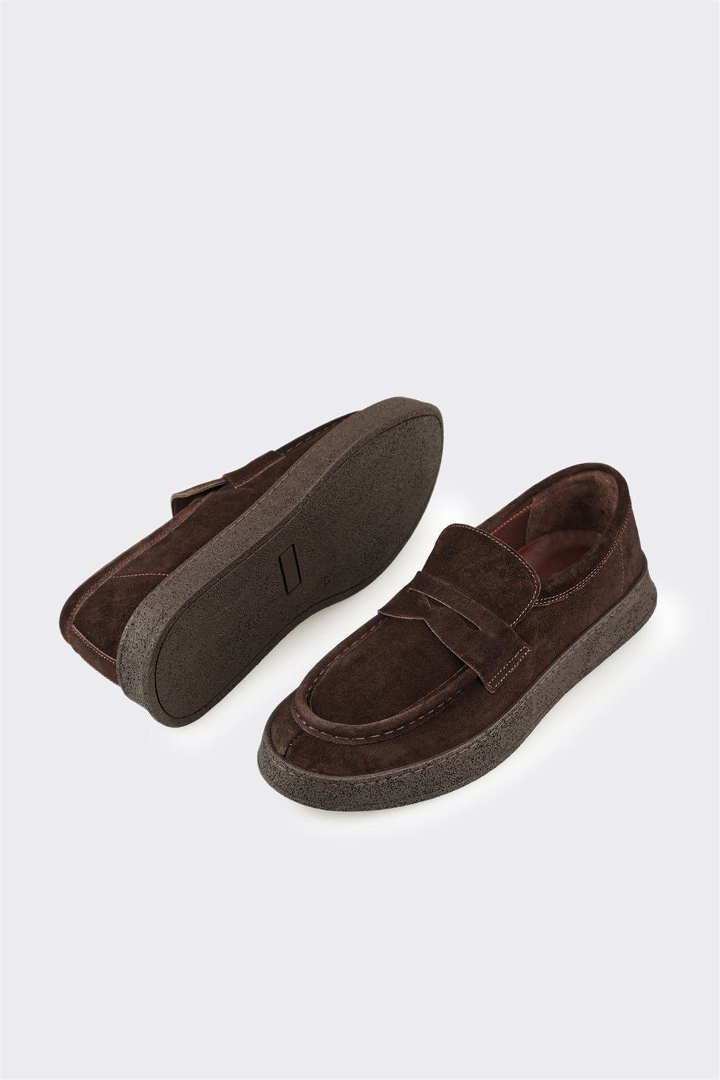Brown Leather Men's Casual Shoe