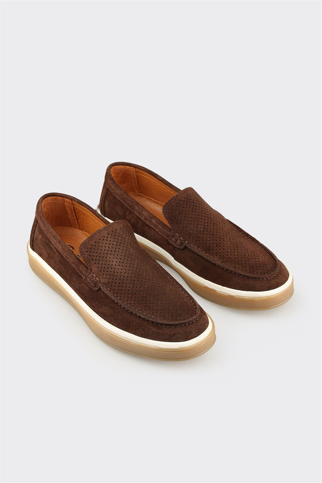 Brown Leather Men's Casual Shoe