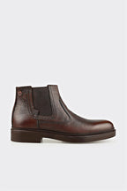 Brown Leather Men's Casual Boot