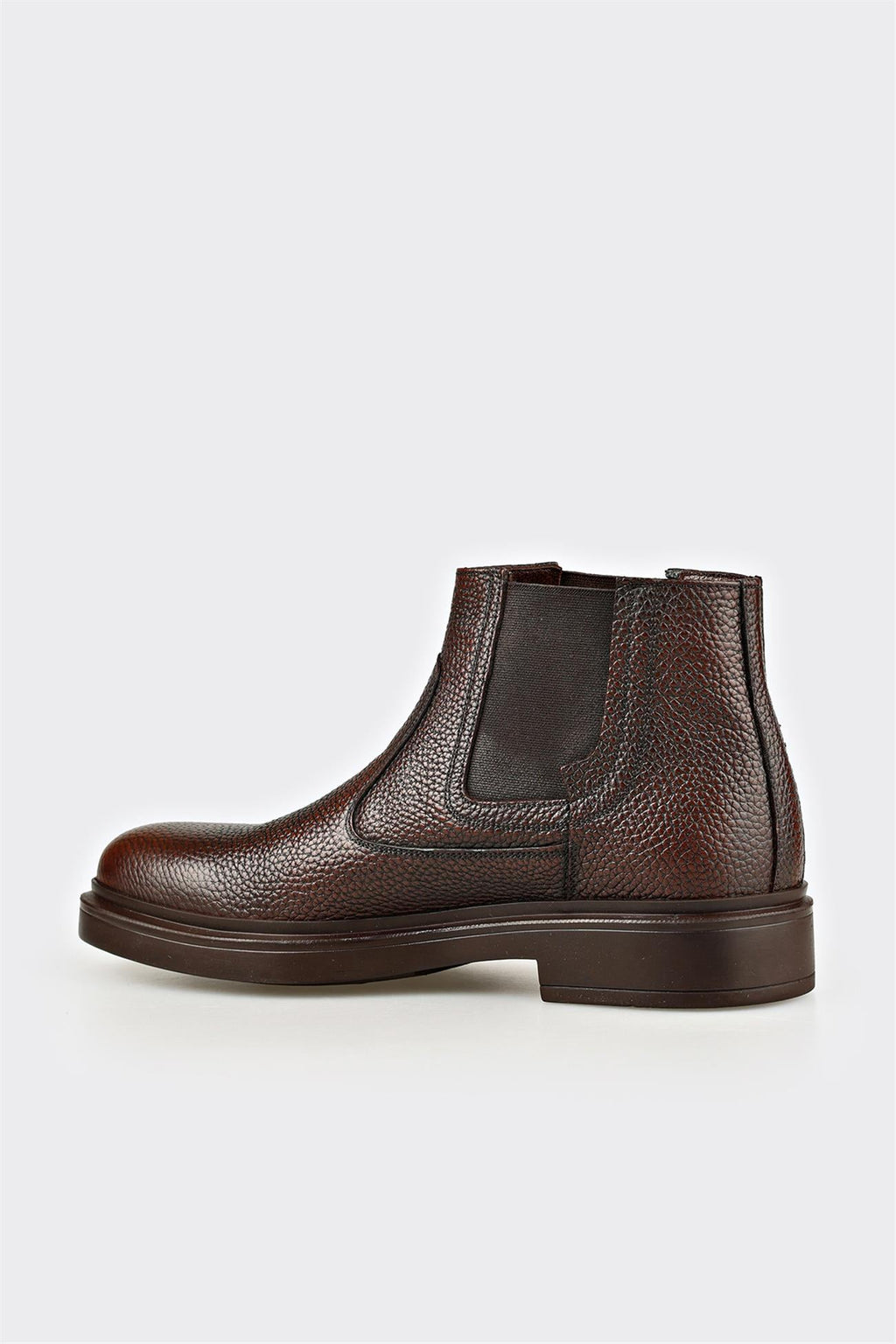 Brown Leather Men's Casual Boot