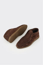Brown Leather Men's Casual Boot