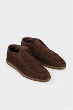 Brown Leather Men's Casual Boot