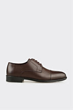 Brown Leather Men's Classic Shoe