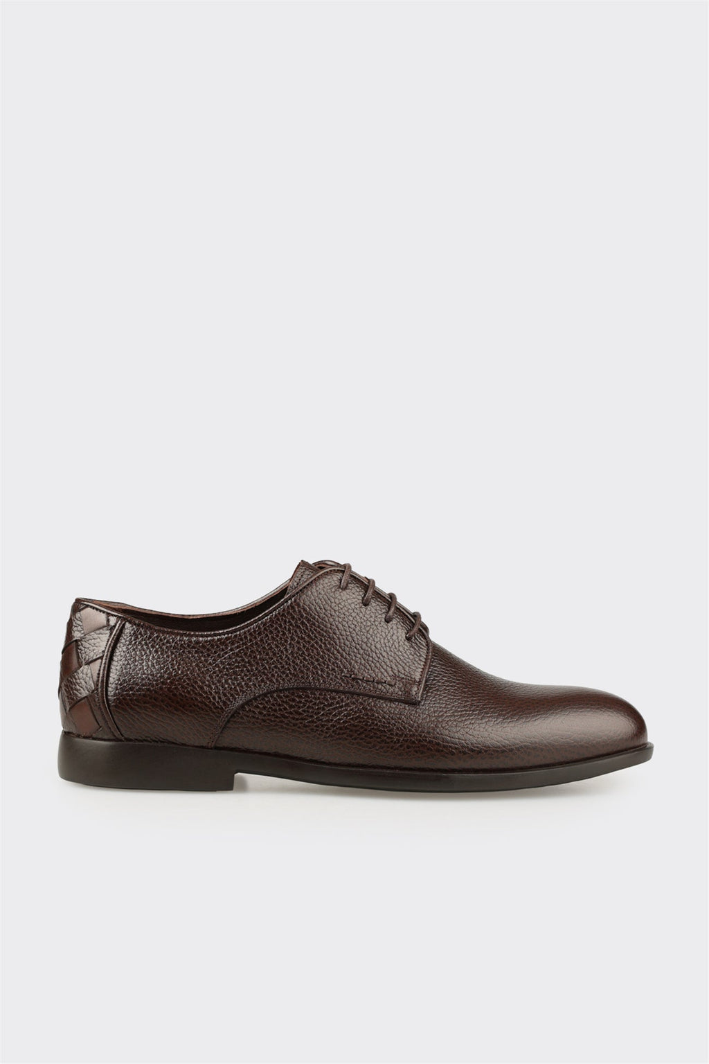 Brown Leather Men's Classic Shoe