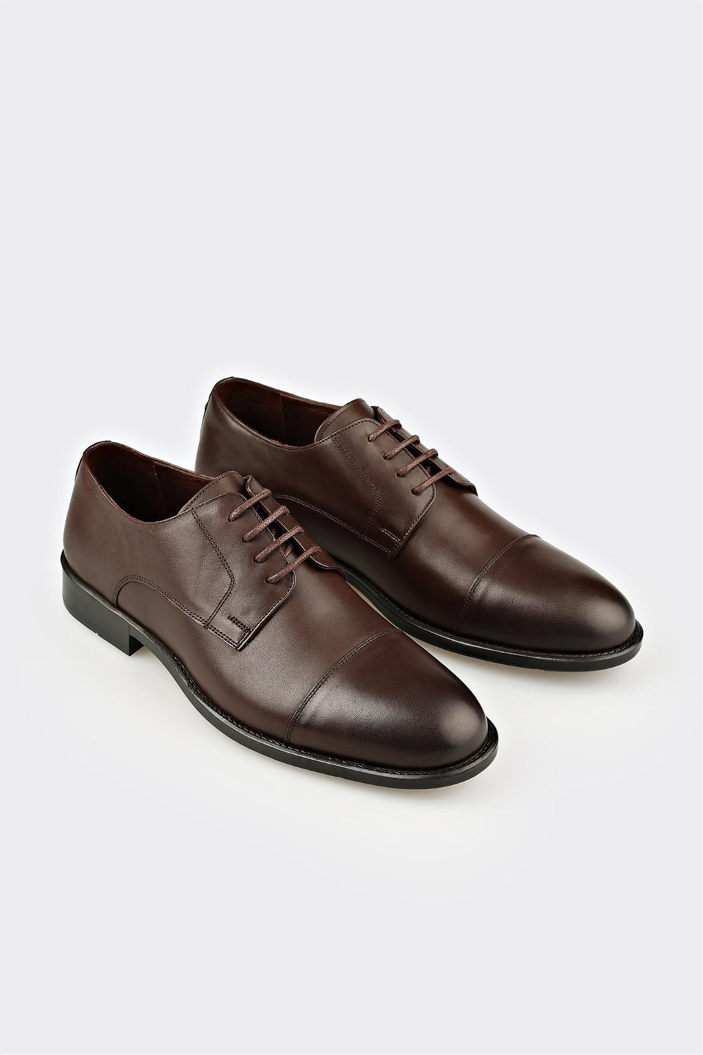 Brown Leather Men's Classic Shoe